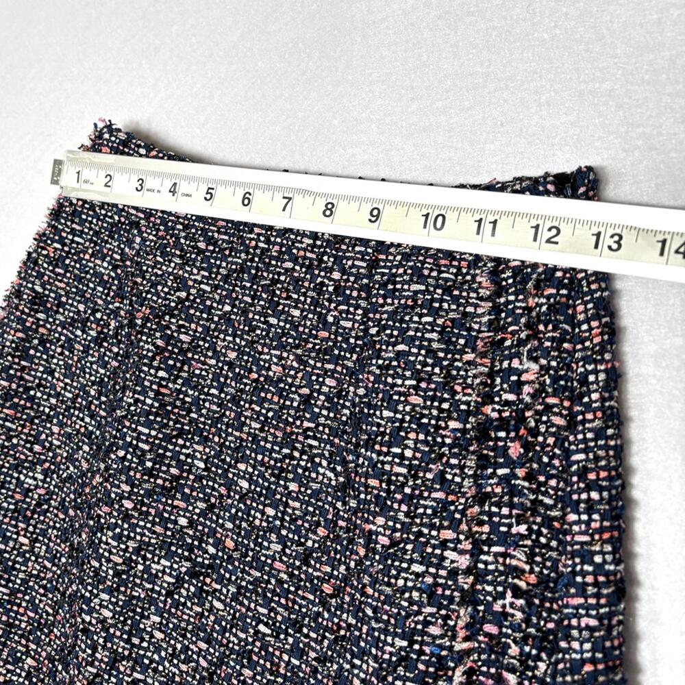 Club Monaco Tweed Mini Skirt Size 00 - Picture 2 of 4